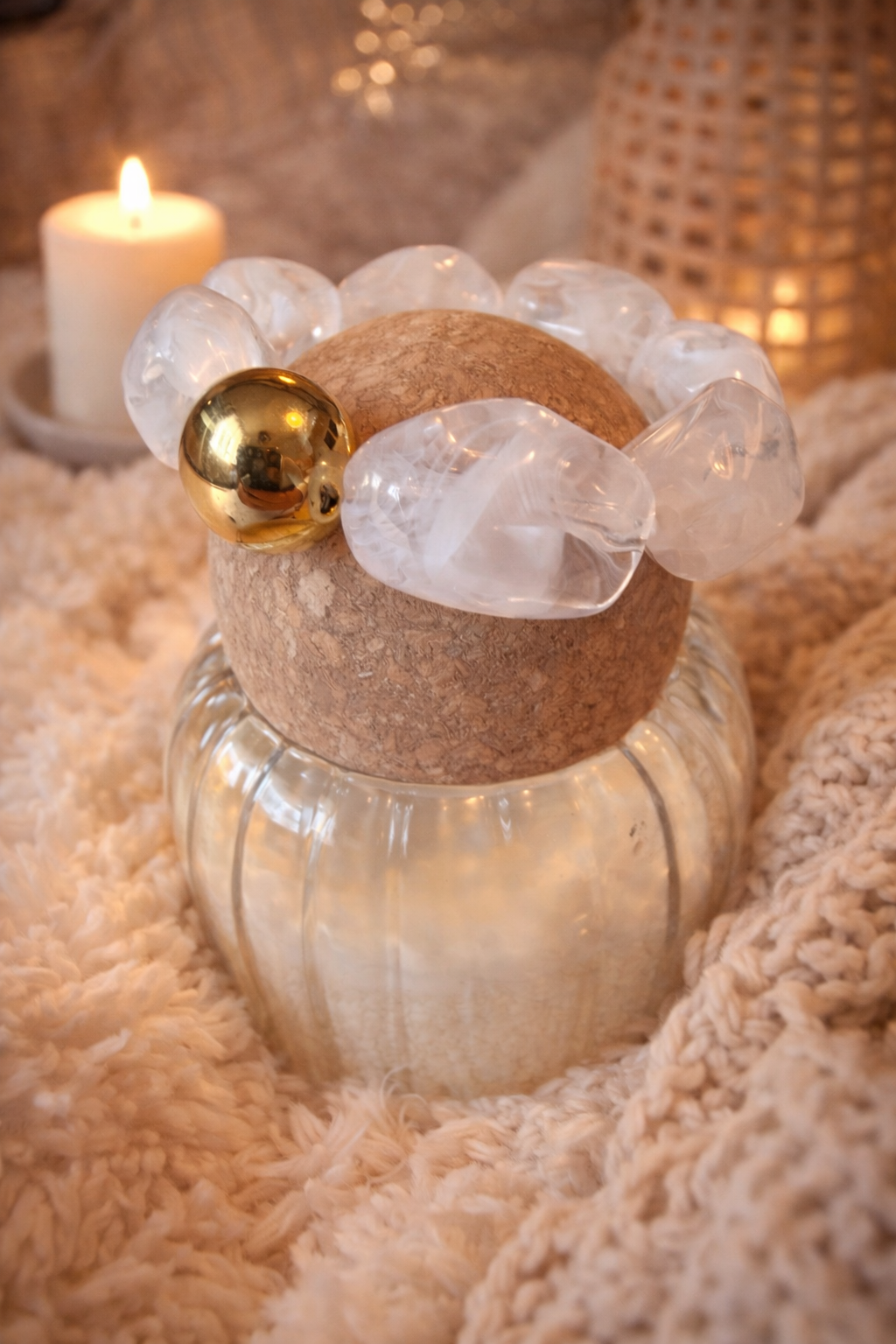 ✨ Bracelet Perles Nuage – Douceur & Lumière ✨
