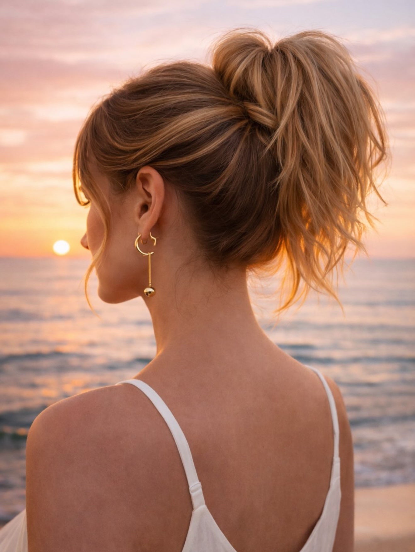 ✨ Boucles d’oreilles dorées minimalistes – acier inoxydable ✨