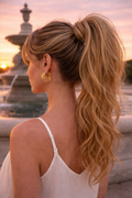 ✨ Boucles d’oreilles créoles doubles dorées – acier inoxydable✨