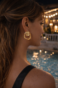 ✨ Boucles Dorées Élégance Nuit – Effet Bijou Chic & Moderne ✨