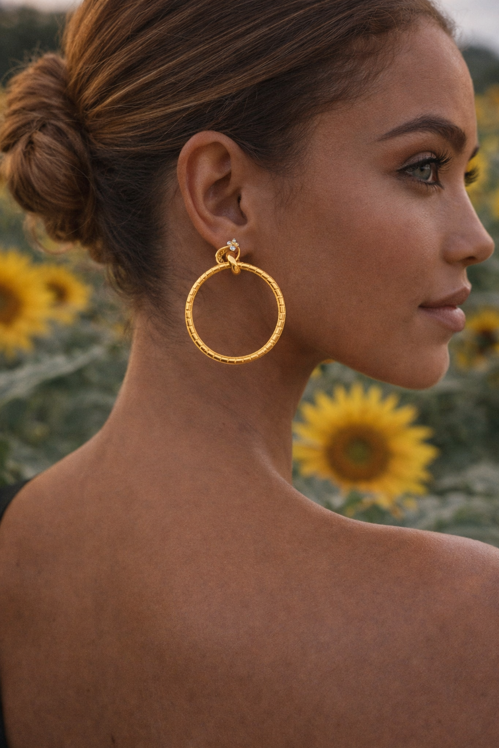 ✨ Boucles Soleil Doré – Élégance Minimaliste & Lumineuse ✨