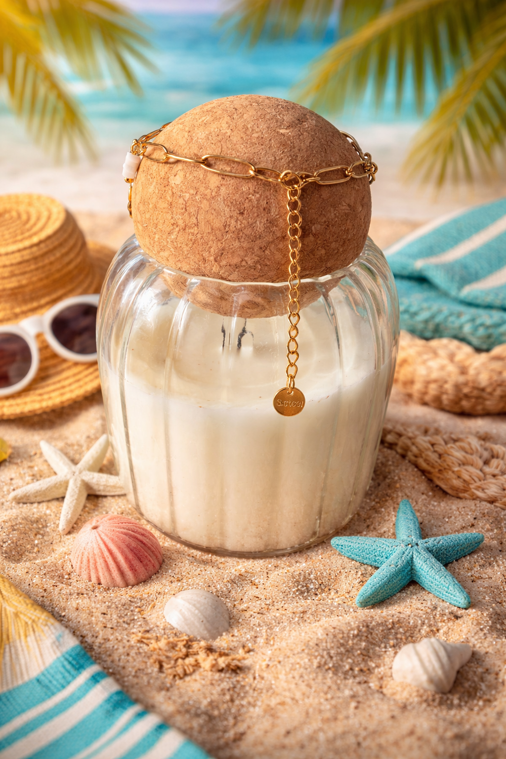 🌴 Bracelet Évasion Solaire – Coquillages & Étoile de mer 🌴