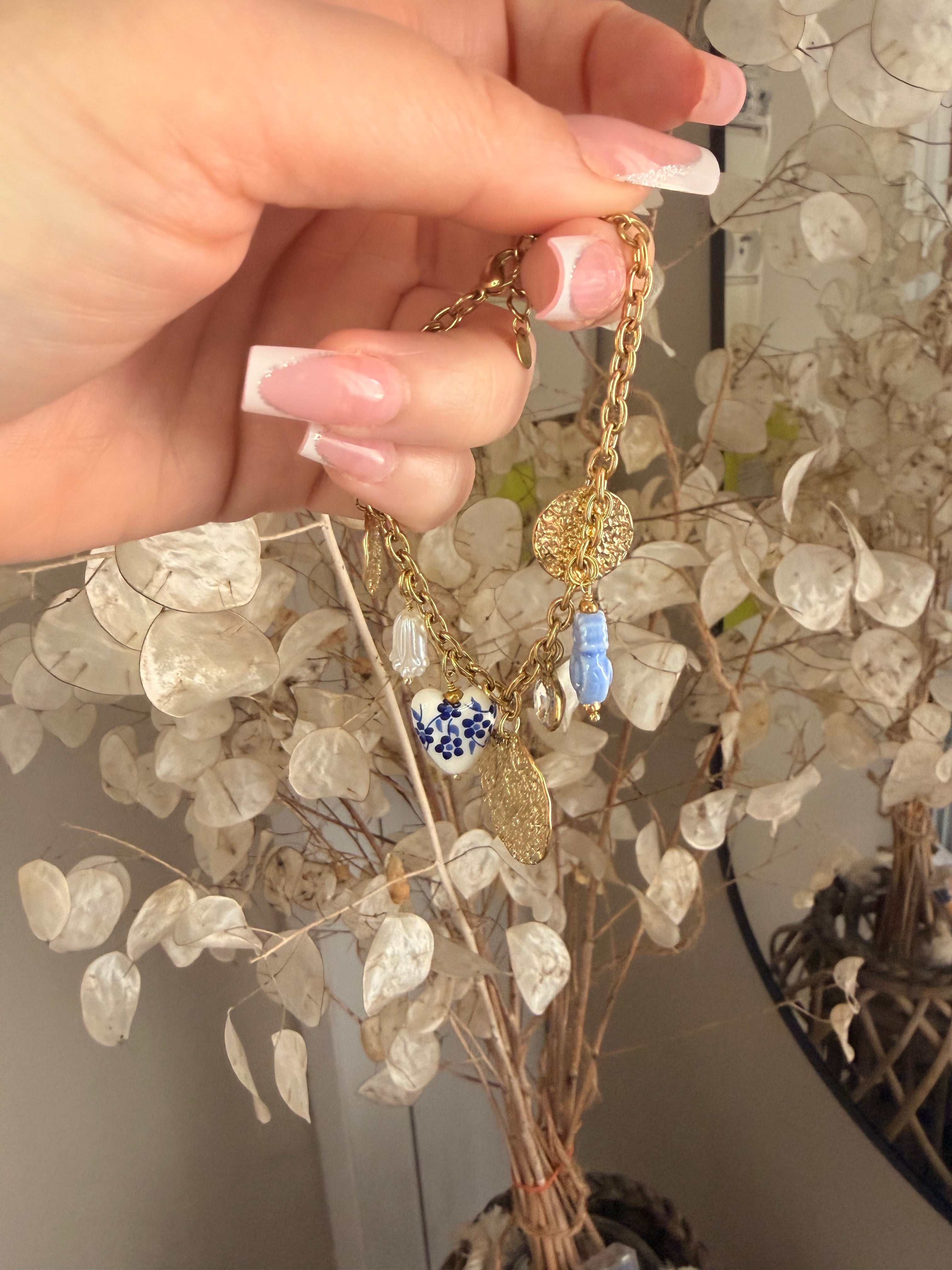 ✨ Bracelet breloques bohème doré ✨